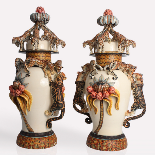 Leopard Protea Urns