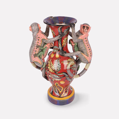 Monkey Vase
