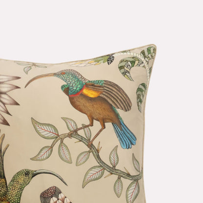 Protea Garden Stone Silk Cushion Cover