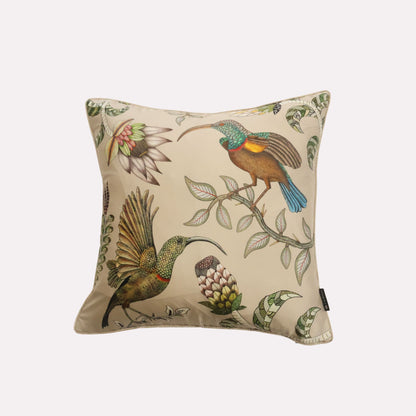 Protea Garden Stone Silk Cushion Cover