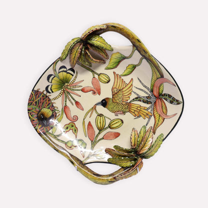 Masked Weaver Platter