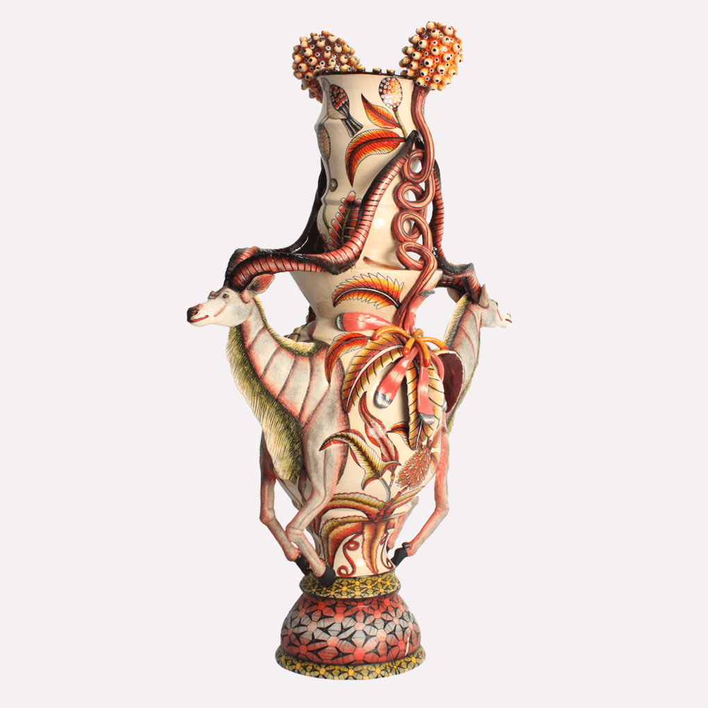 Kudu and Aloe Vessel