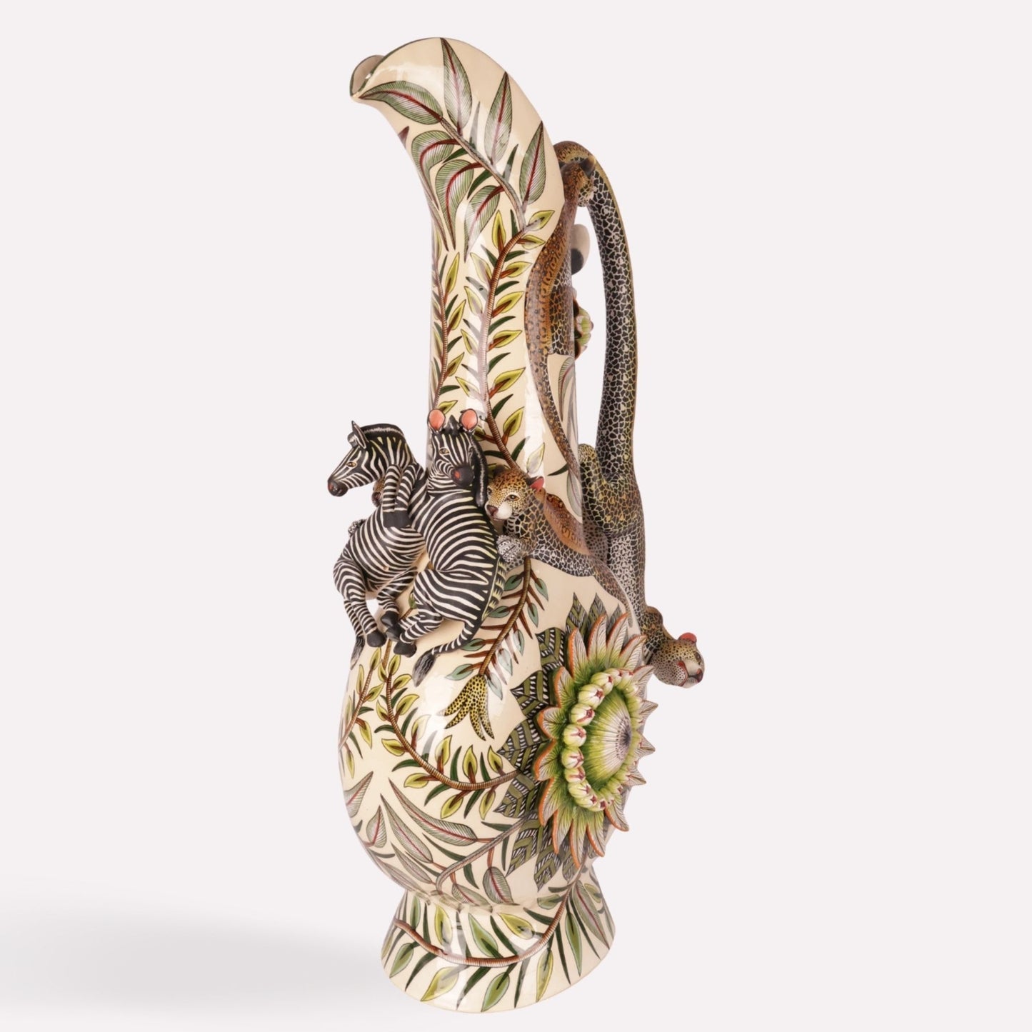 Leopard and Zebra Large Jug