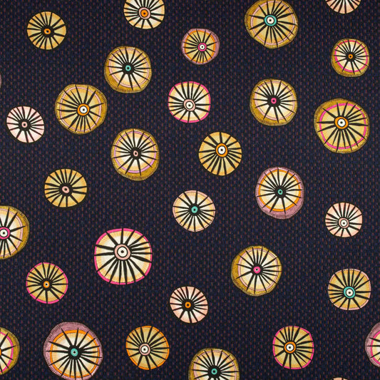 Amasumpa Moonlight Linen Fabric Ardmore Design
