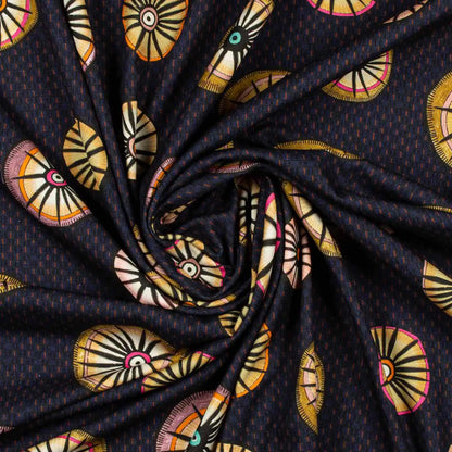 Amasumpa Moonlight Linen Fabric Ardmore Design