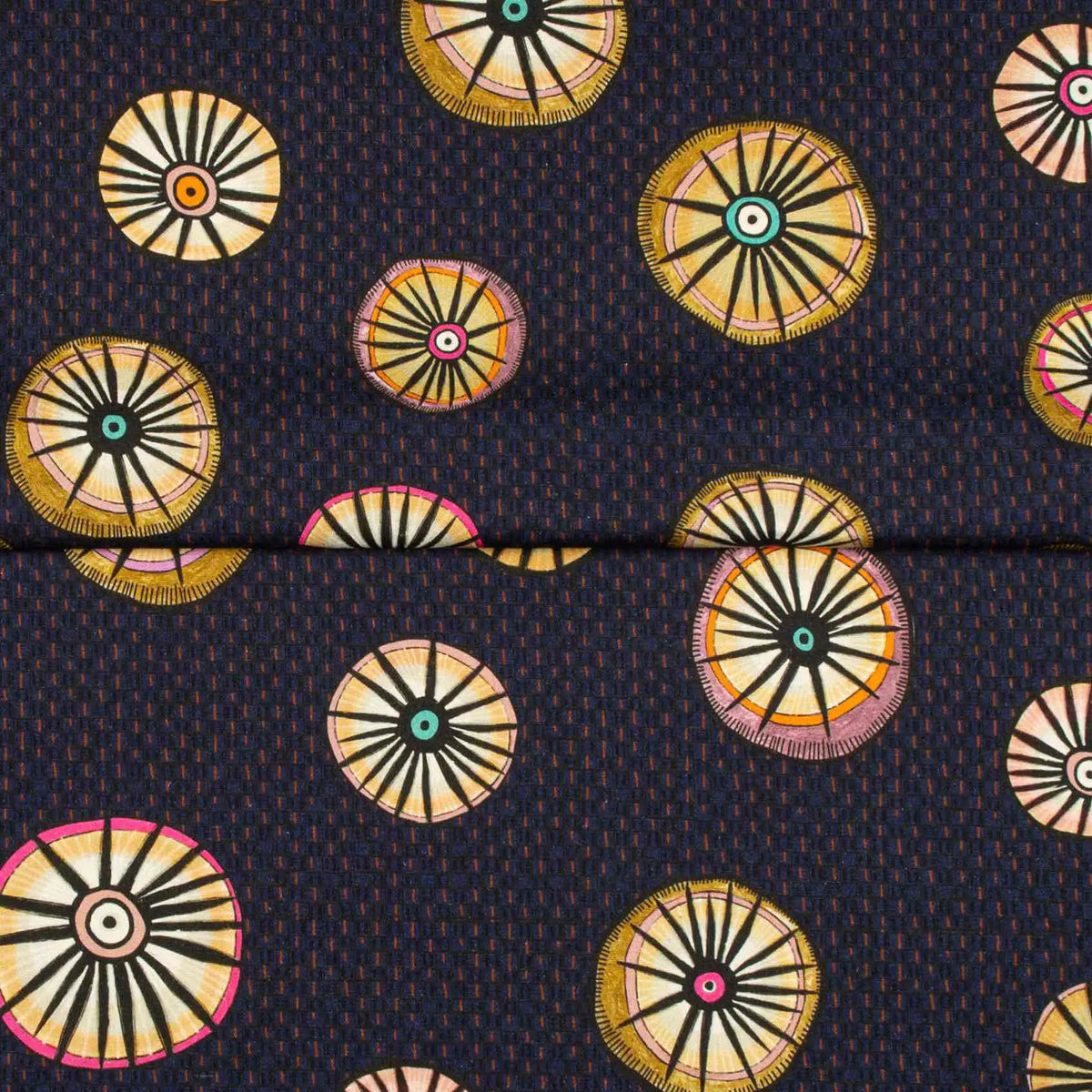 Amasumpa Moonlight Linen Fabric Ardmore Design