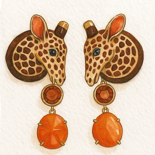 Giraffe Earrings