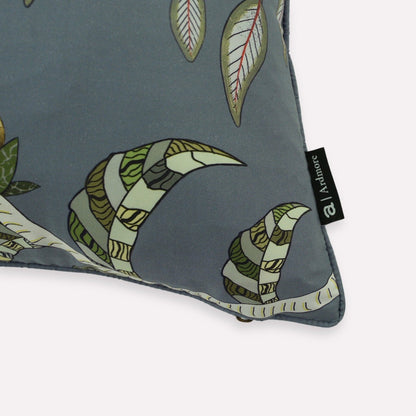 Protea Garden Ash Silk Cushion Cover