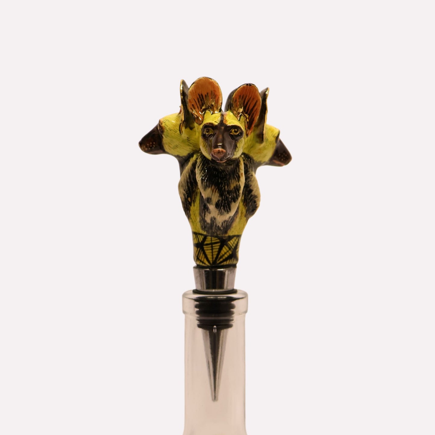 Wild Dog Ceramic Stopper