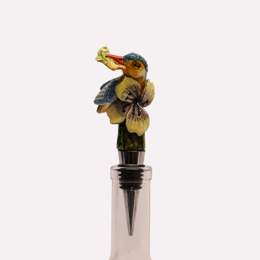 Kingfisher Ceramic Stopper