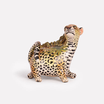 Chubby Leopard & Croc Sculpture