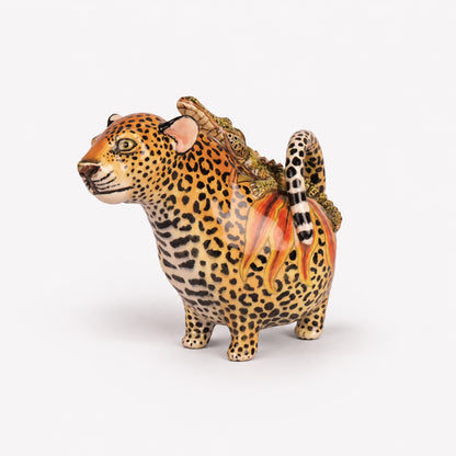 Chubby Leopard & Croc Sculpture