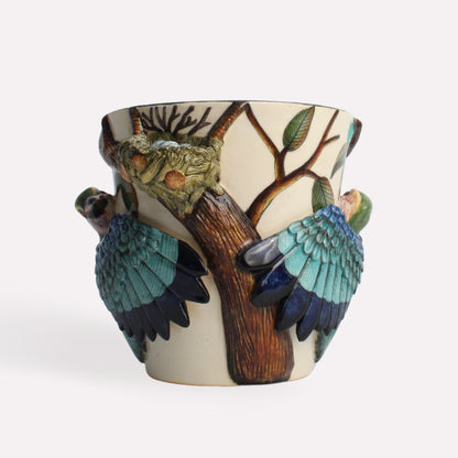 Lilac Breasted Roller Orchid Planter