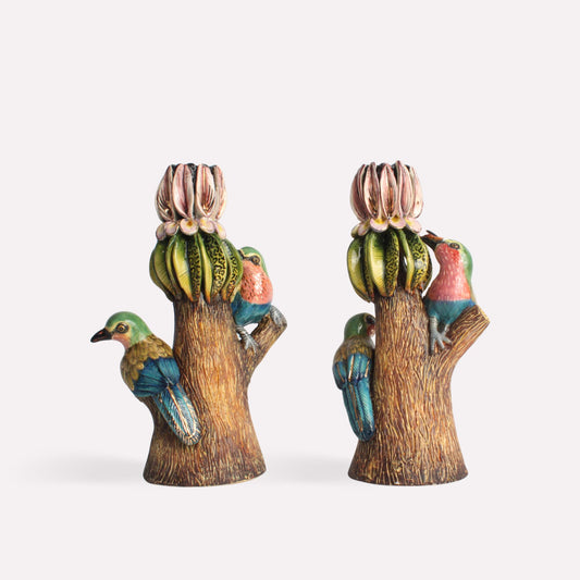 Lilac Breasted Roller Candle Holders