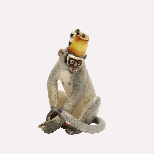 Monkey in Top Hat Sculpture