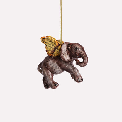 Flying Elephant Ornament