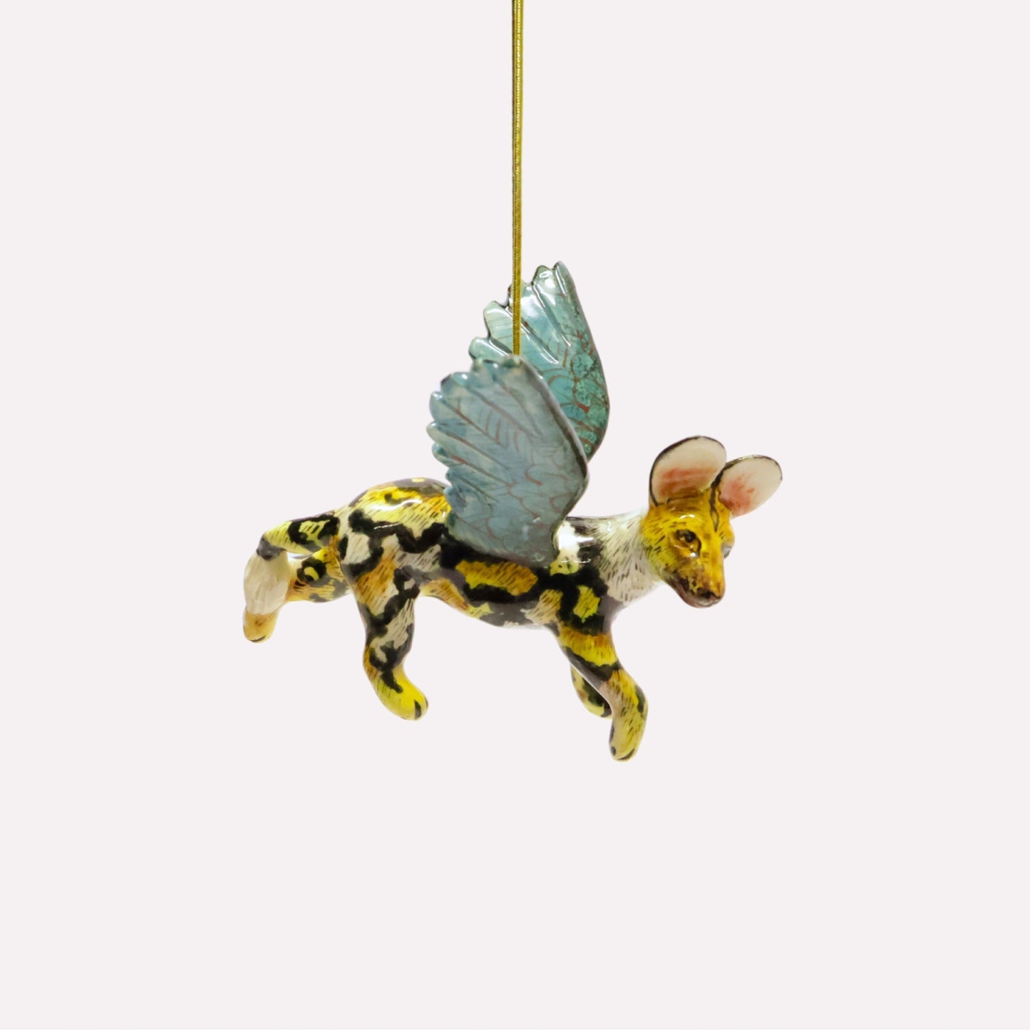 Flying Wild Dog Ornament
