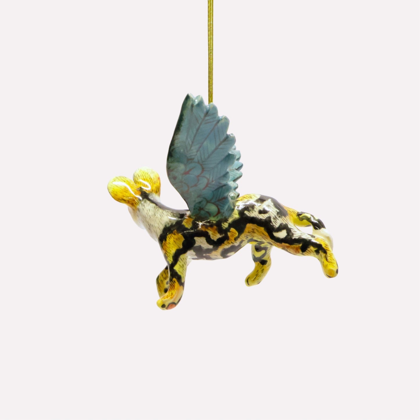 Flying Wild Dog Ornament