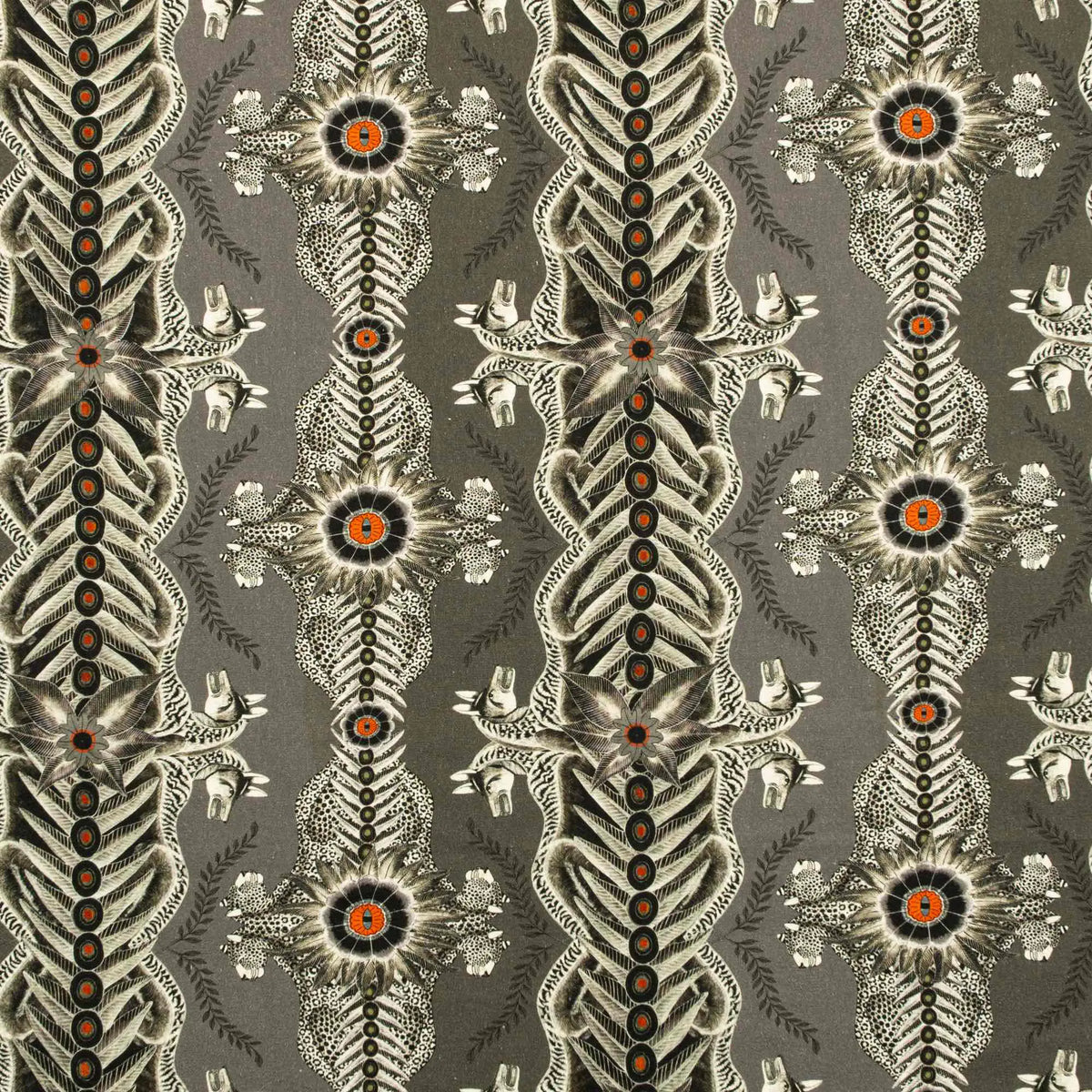 Bush Bandits Ash Fabric Ardmore Design