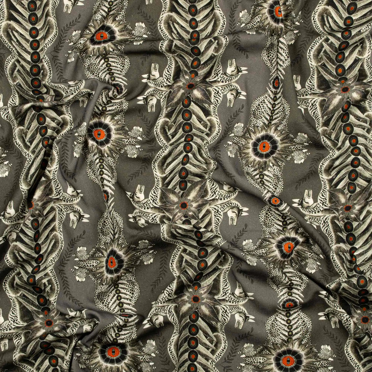 Bush Bandits Ash Fabric Ardmore Design
