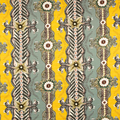 Bush Bandits Butter Dust Fabric Ardmore Design