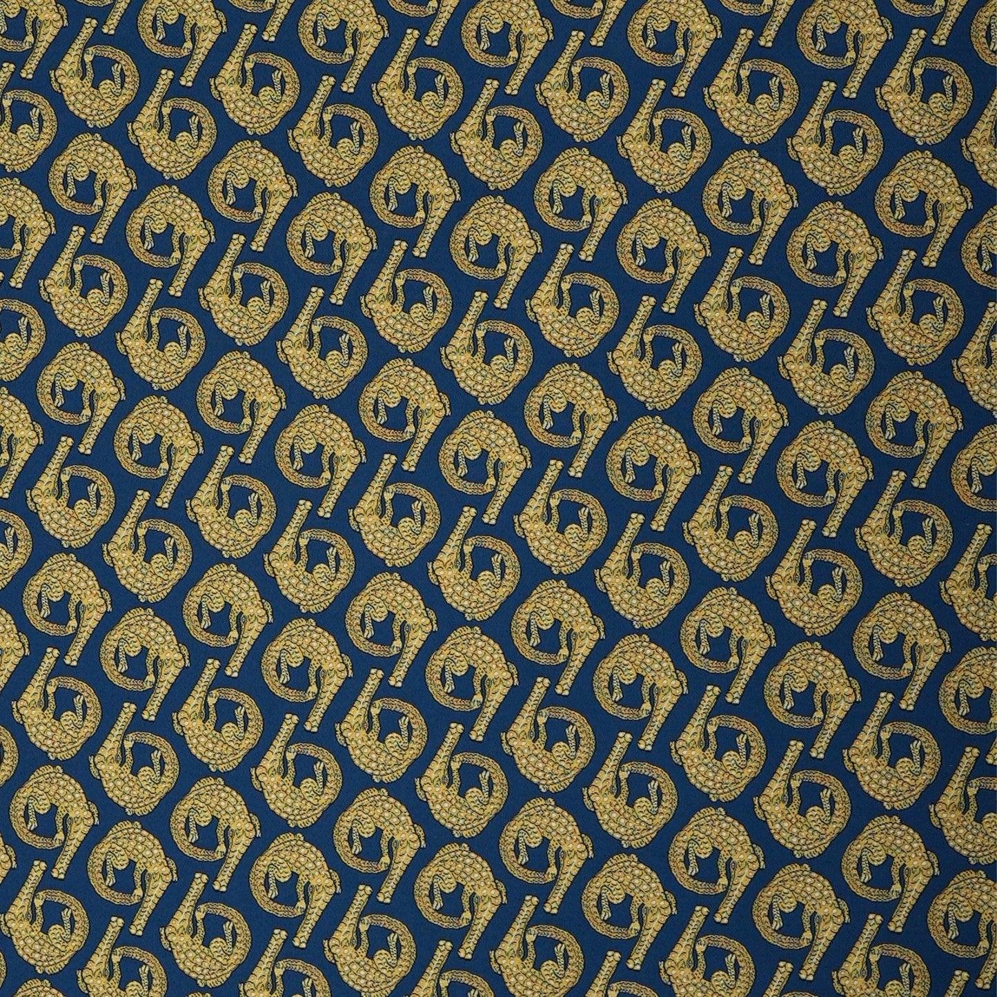 Croco Royal Jacquard Fabric