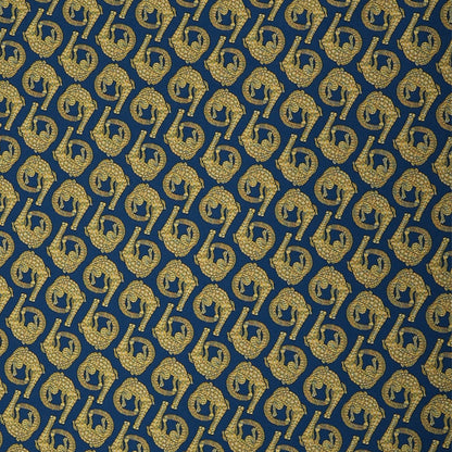 Croco Royal Jacquard Fabric