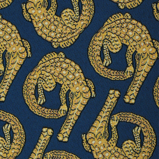 Croco Royal Jacquard Fabric