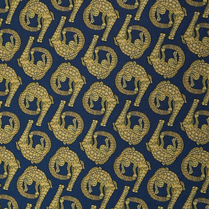 Croco Royal Jacquard Fabric