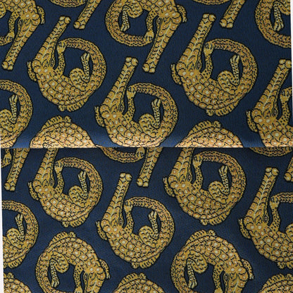 Croco Royal Jacquard Fabric