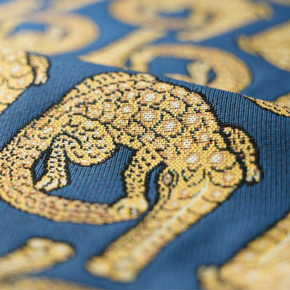 Croco Royal Jacquard Fabric