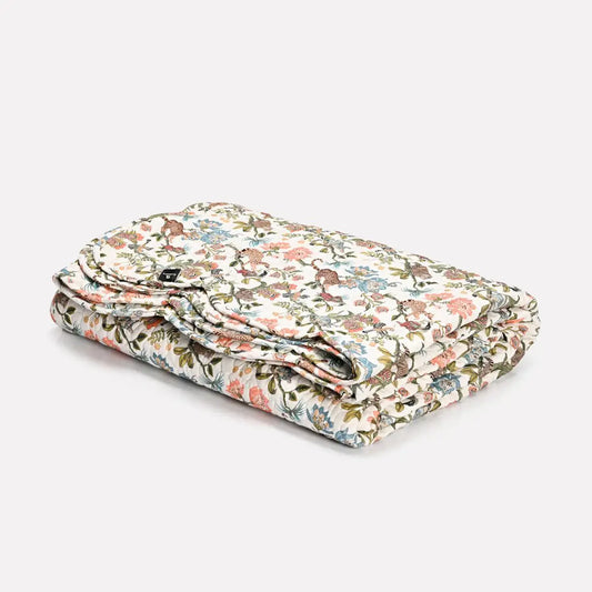 Camp Critters Coral Quilt Ardmore Design