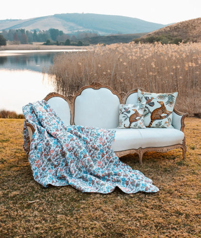 Camp Critters Coral Quilt Ardmore Design