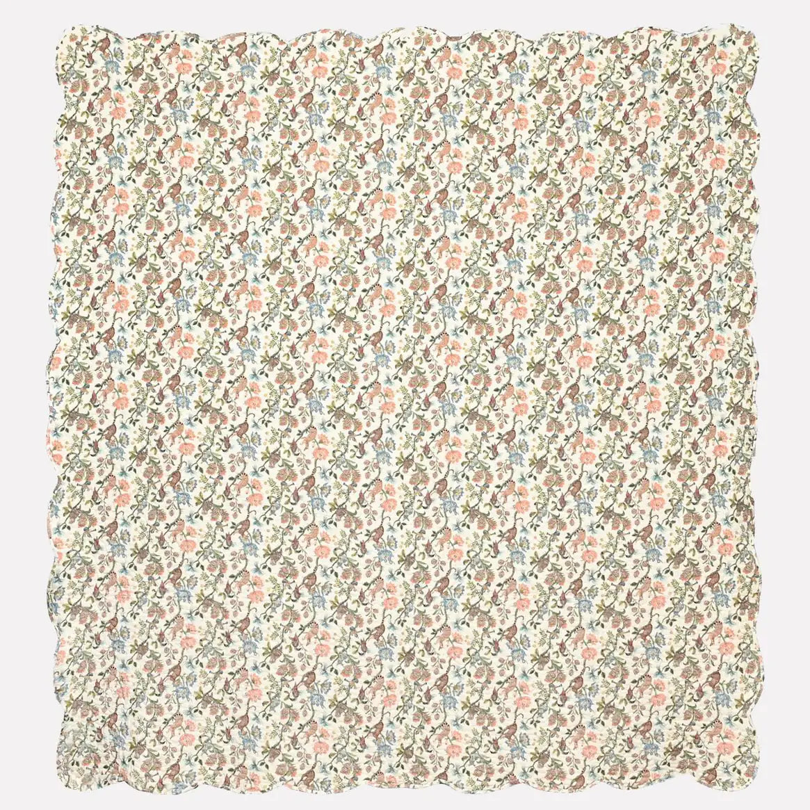 Camp Critters Coral Quilt Ardmore Design