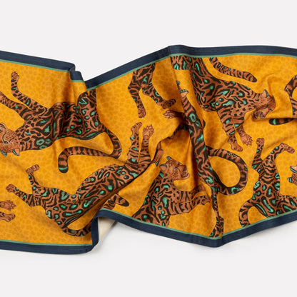 Cheetah King Table Runner in Gold halsted-design-uk.myshopify.com