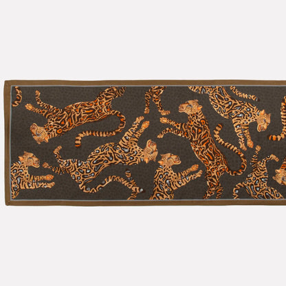 Cheetah King Table Runner in Night halsted-design-uk.myshopify.com