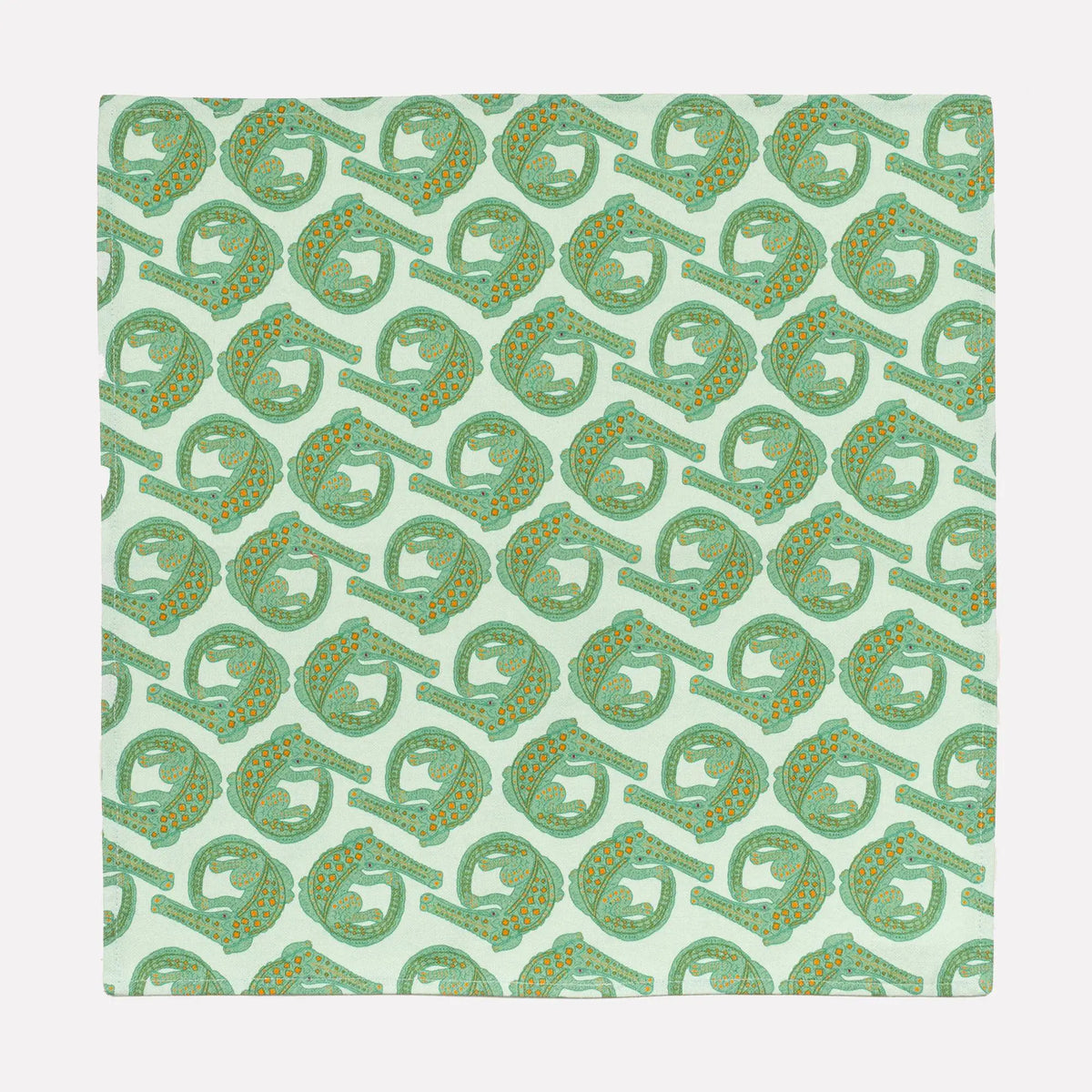 Croco Napkins in Mist (PAIR) Ardmore Design