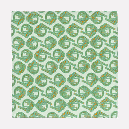 Croco Napkins in Mist (PAIR) Ardmore Design