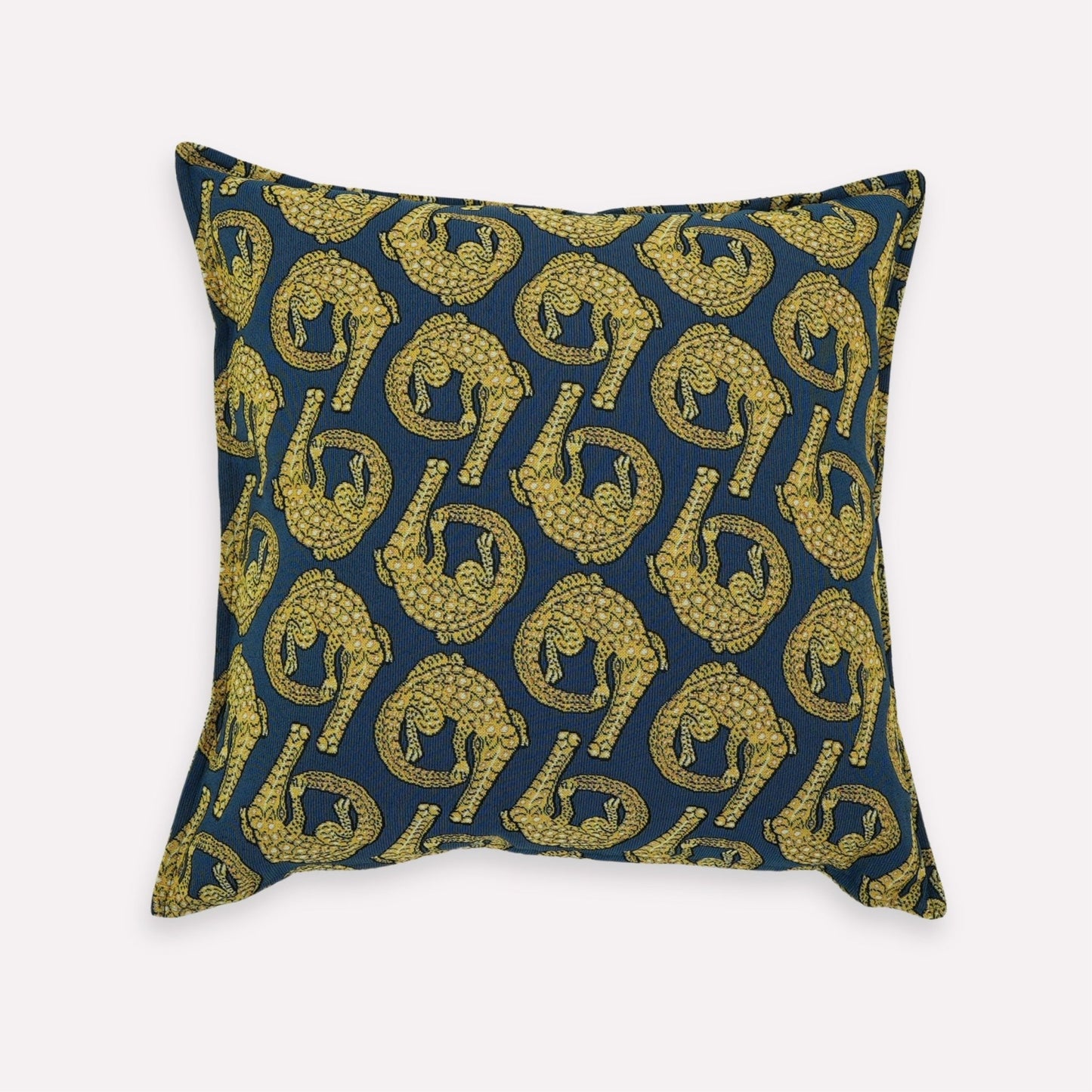 Croco Royal Jacquard Cushion Cover