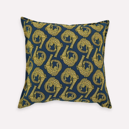 Croco Royal Jacquard Cushion Cover