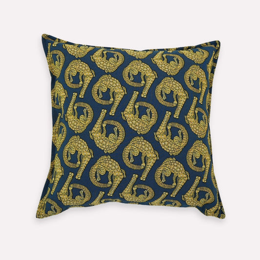 Croco Royal Jacquard Cushion Cover
