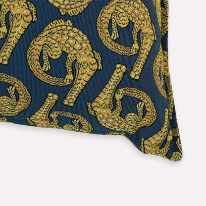 Croco Royal Jacquard Cushion Cover