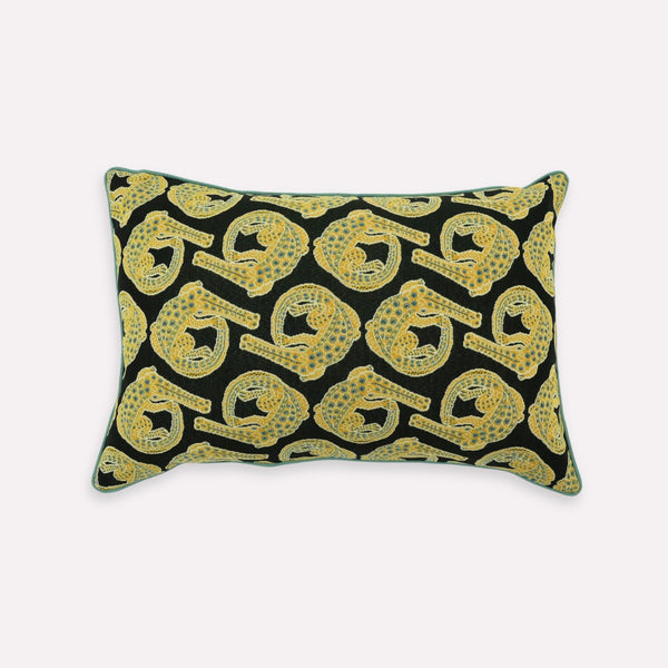 Croco Limelight Jacquard Cushion Cover