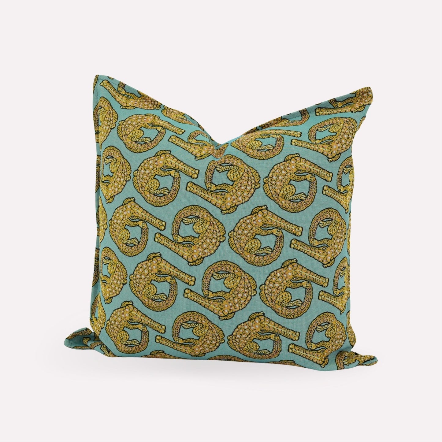 Croco Persimmon Jacquard Cushion Cover