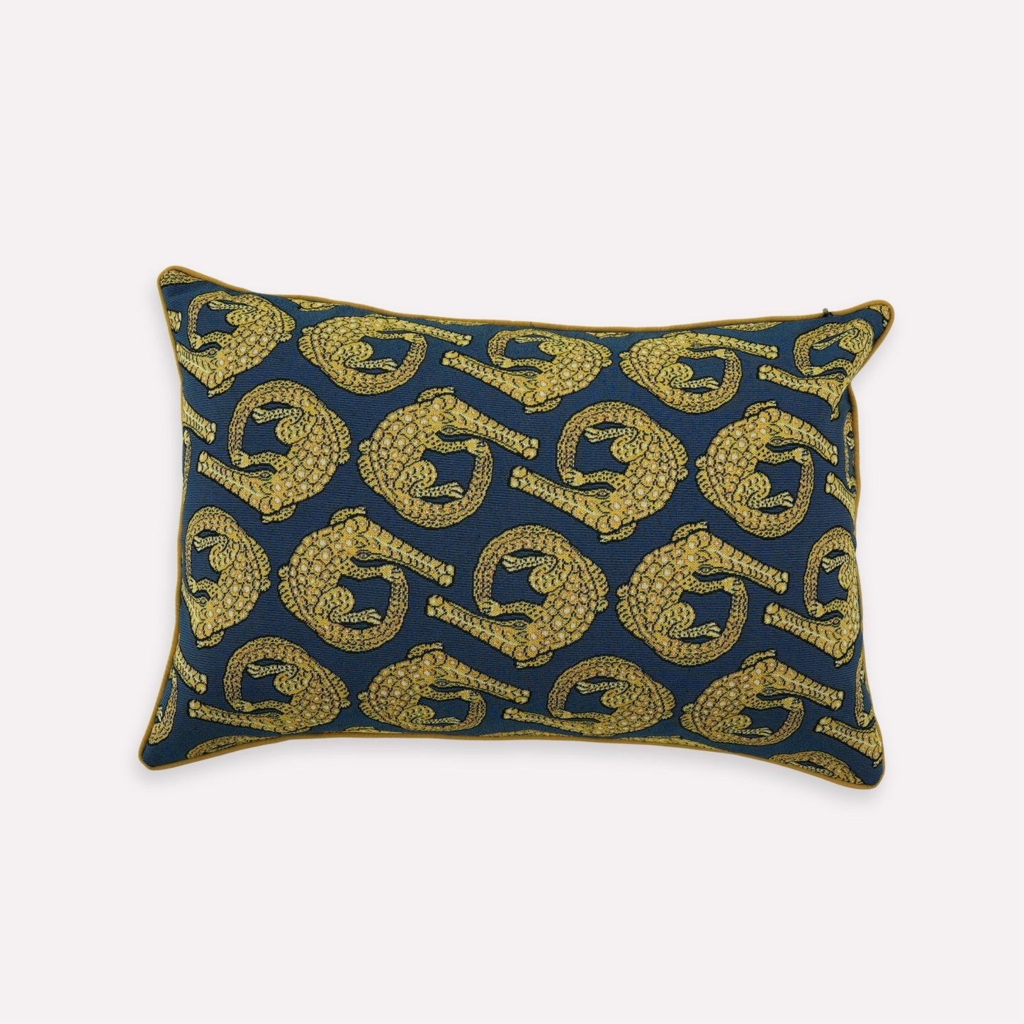 Croco Royal Jacquard Cushion Cover