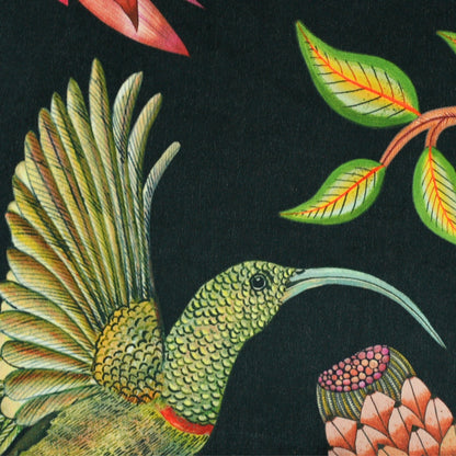 Protea Garden Night Velvet Cushion Cover