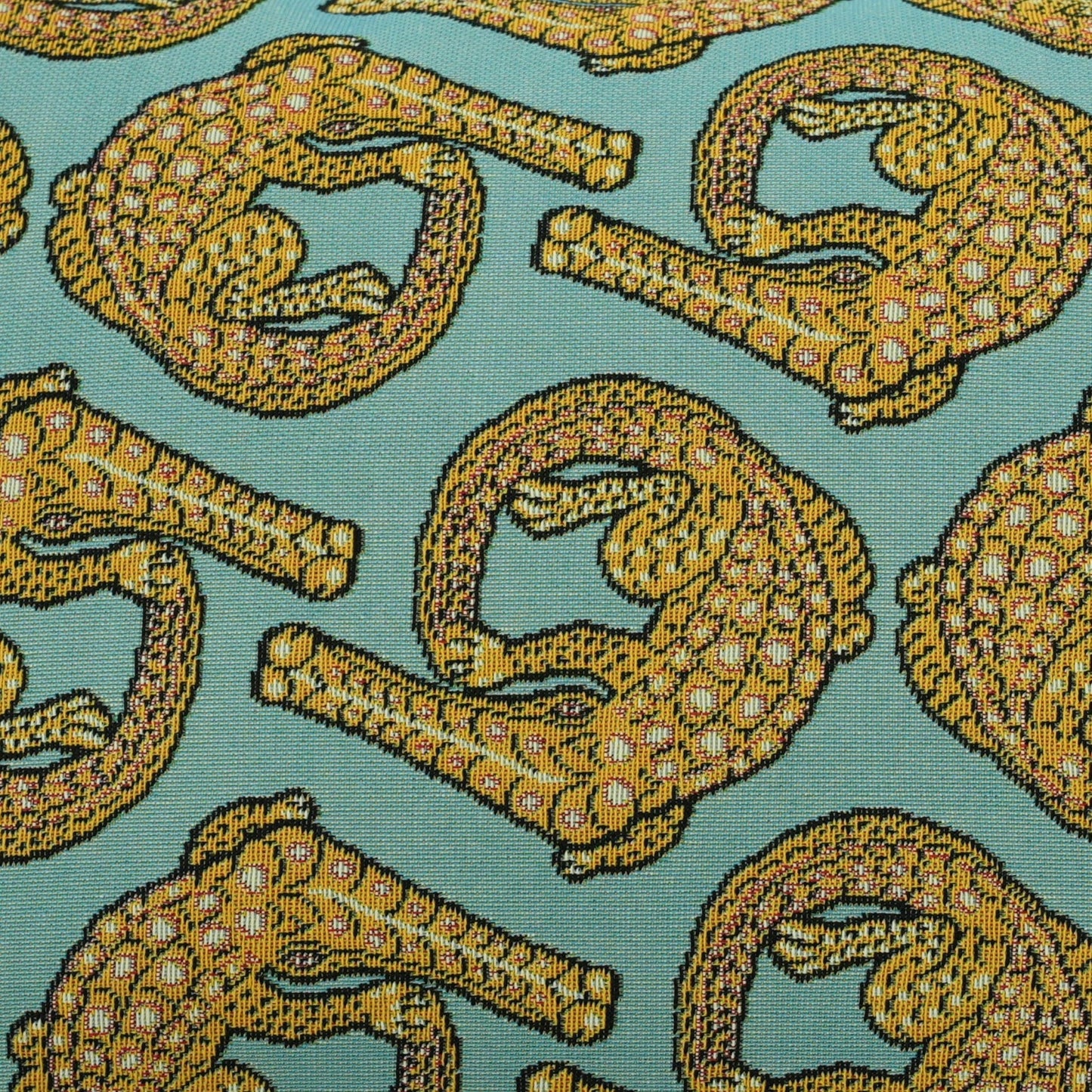 Croco Persimmon Jacquard Cushion Cover