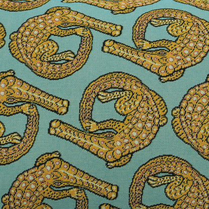 Croco Persimmon Jacquard Cushion Cover