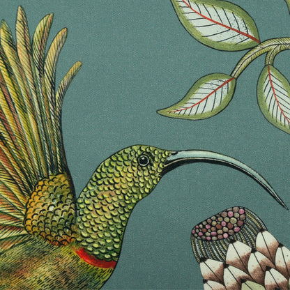 Protea Garden Ash Cotton Cushion Cover