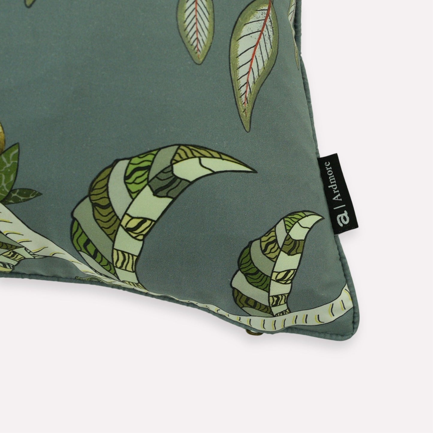 Protea Garden Ash Silk Cushion Cover